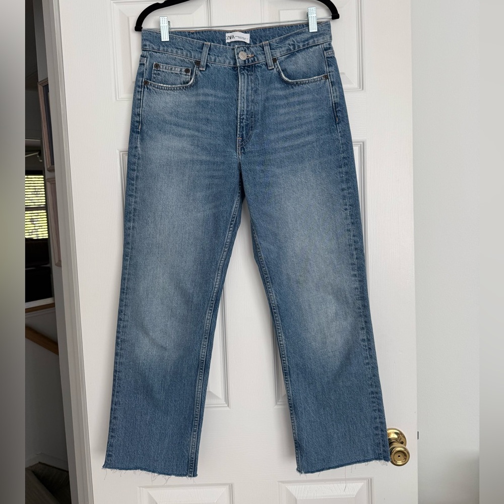 Zara Straight Leg Ankle Length Jeans